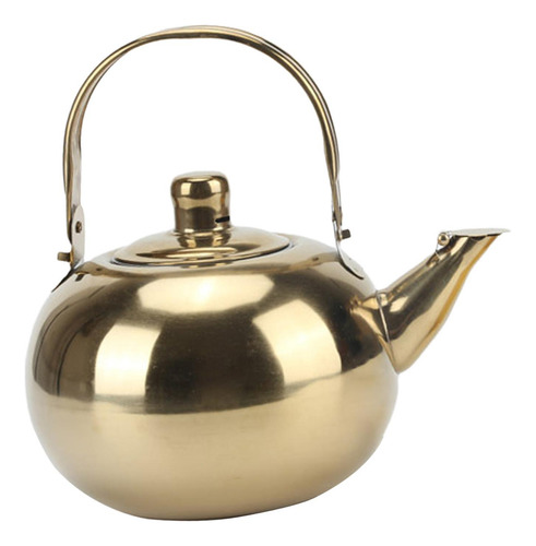 Bule Com Filtro De Aço Inoxidável Chaleira Chá 1,4l