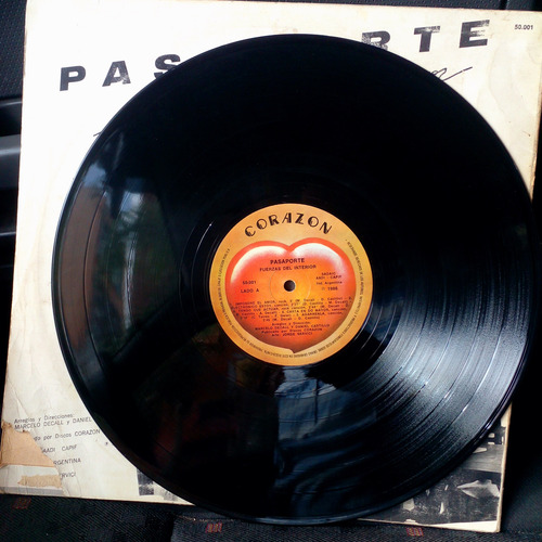 Pasaporte - Fuerzas Del Interior Vinilo 1986 Ex Sin Fritura Estándar