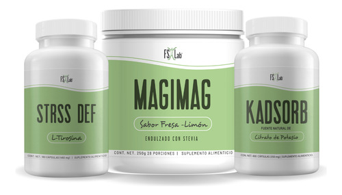 Kit D-tx Magimag, Strs Dfndr, Kadsorb Naturalslim Sabor N/A