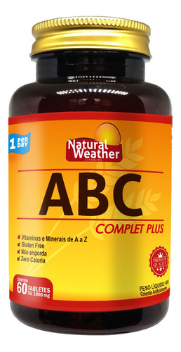 Abc Complet Plus - Multivitamínico - 60 Tablets