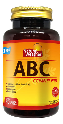 Abc Complet Plus - Multivitamínico - 60 Tablets