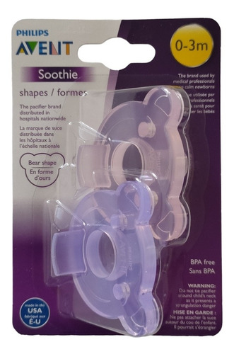 Imagen 1 de 2 de Chupón Soothie Avent 0m+