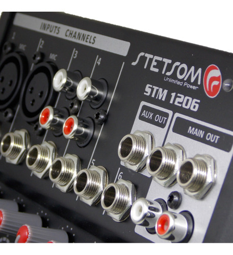 Imagem 7 de 7 de Mesa Som Automotivo E Pc Stetsom Stm1206 6 Canais Crossover