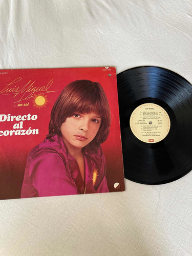 Luis Miguel / Directo Al Corazón Lp Vinilo 1982 Impecable (Usado)