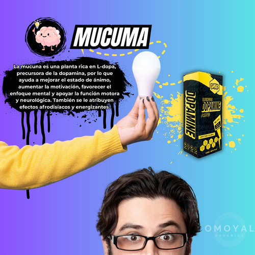 Dopamine Black Coffee Con Triptofano Y Mucuna Black Fusion