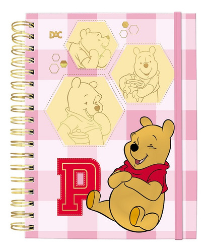 Caderno Smart Mini Disney Ursinho Pooh C/fls Tira E Põe Dac