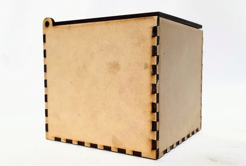 Caja Con Tapa 30x30x30 - Mdf / Fibrofacil