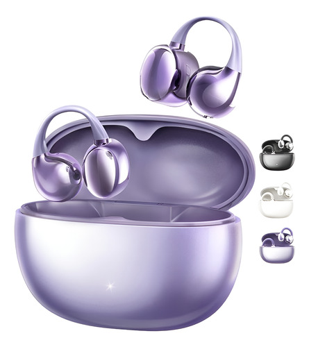 Lotfits Tws M91 Audífonos Bluetooth 5.4 Inalámbrico Impermeable Ipx6 Color Violeta
