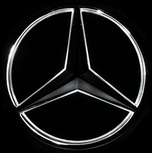 Emblema Led Mercedes Benz Gle Coupe 2022 Parrilla Estrella Blanco