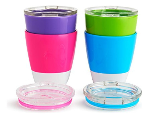 Vasos Munchkin Splash Para Niños Pequeños Con Tapas De Entre