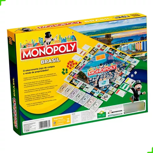 Super Banco Imobiliario w/ Card Machine Monopoly Replica Board Game Ki —  Supermarket Brazil