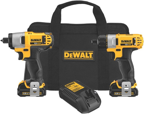 Combo Taladro Llave Impacto 12v Ion-li 12v Dewalt Dck211s2