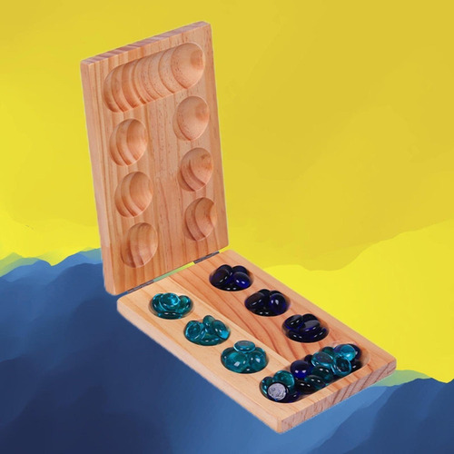 Juego De Mesa African Mancala De 2 Jugadores Para Familia