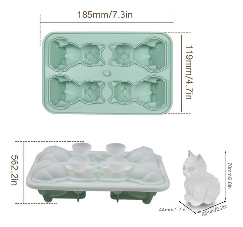 Bandejas De Para Freezer De Silicone Bandejas De Cubos De Pa