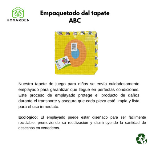 Tapete De Fomi 123 Para Bebés 10 Piezas Números Didáctico