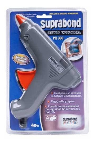 Pistola Encolar Silicona Suprabond Px300 Bulonera Guemes