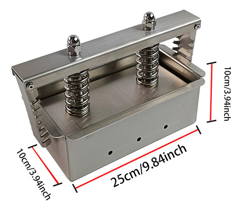 Prensa De Acero Inoxidable, 250 Mm X 100 Mm X 100 Mm