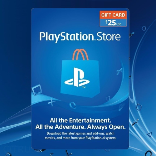 Imagen 1 de 2 de Tarjeta Psn 25 Usd Usa Entrega Inmediata!! Ade Ramos