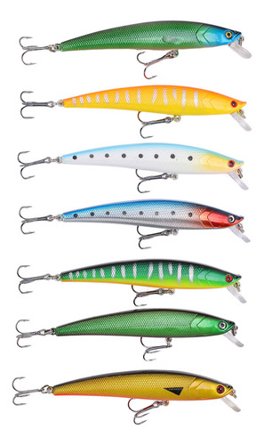 Juego De Cebos De Pesca, 7 Unidades, Señuelo Flotante Para S