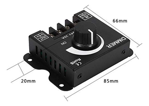 Controlador Dimmer 12v A 24v Para Tira De Luz Led Regulador De Intensidad Geng Wanlian