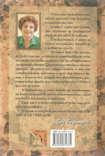 Um Amor De Verdade - Zibia Gasparetto - Romance - Seminovo