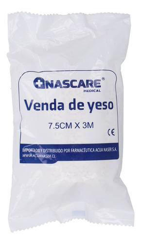 Venda De Yeso 7.5 Cm X 3 M - Nascare Medical