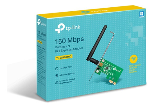 Adaptador Tp-link Tl-wn781nd Wireless N 150mbps Pci-express