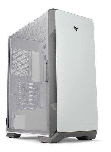 Gabinete Gamer Pichau Pouter 3 Lateral De Vidro Branco