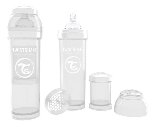 Tetero Twistshake Anti-cólico 330 Ml Blanco  (78018)