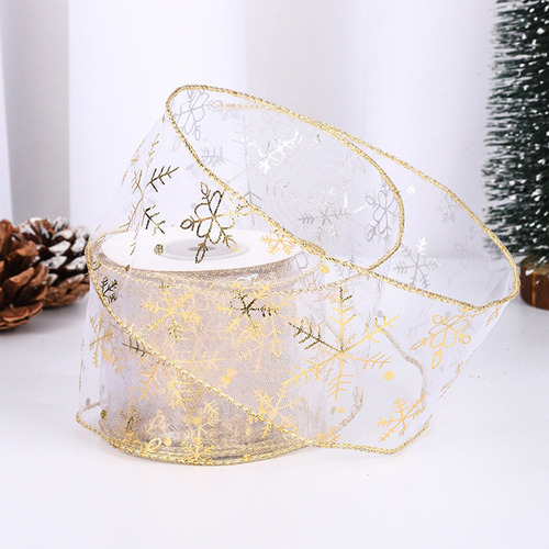 Cinta Con Forma De Copo De Nieve Para Navidad, Cinta Con Ala