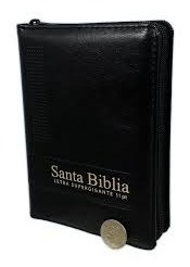 Biblia Reina Valera 1960 Letra Mayor Cierre Indice Pjr Negro