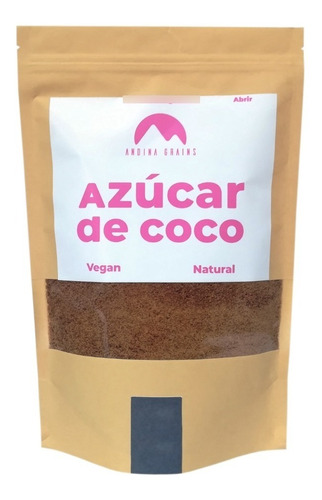 Azucar De Coco 100% Natural 1 Kg Andina Grains