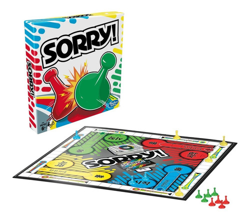 Juego De Mesa Sorry! Hasbro Clásico Estrategia +6