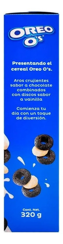 Cereal Oreo O´s Chocolate Y Vainilla 311 G 5 Cajas