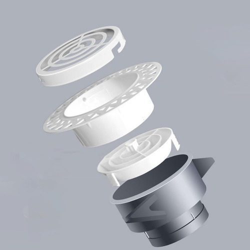 Rejilla De Ventilación Redonda, Fácil De Limpiar, Estilo C