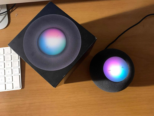Imagen 7 de 8 de Homepod Mini Stereo Pair - Space Gray - Excelente Estado!