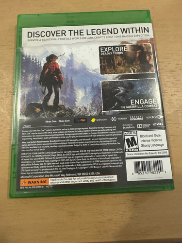 Juego Tomb Raider: Rise Of The Tomb Raider (fĂsico) Xbox One