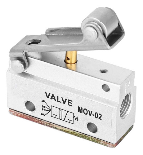 Mov-02 Rosca Rodillo Palanca Aire Válvula Mecánica,g1/8