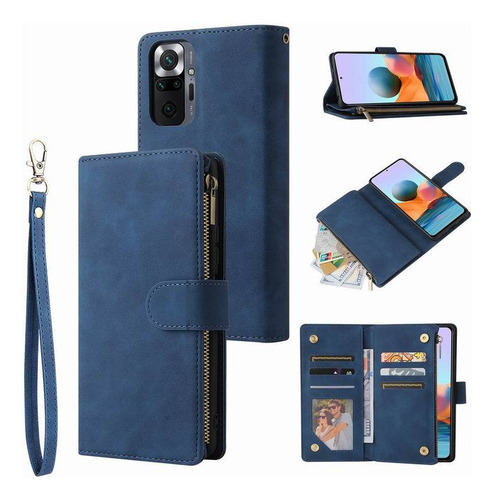 Funda Tipo Libro Tipo Cartera Con Cremallera For Redmi