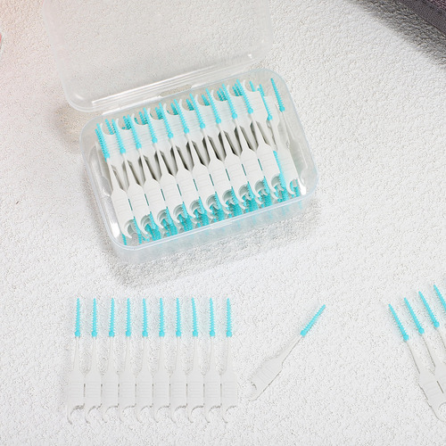 Palillos De Dientes Interdentales Desechables De 400 Piezas