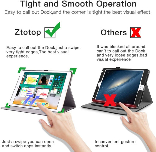 Estuche Para iPad 2 3 Y 4 En Piel Sintetica Marca Ztotop
