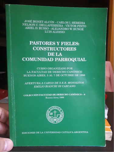 Pastores Fieles Constructores De La Comunidad Parroquial Uca (Usado)