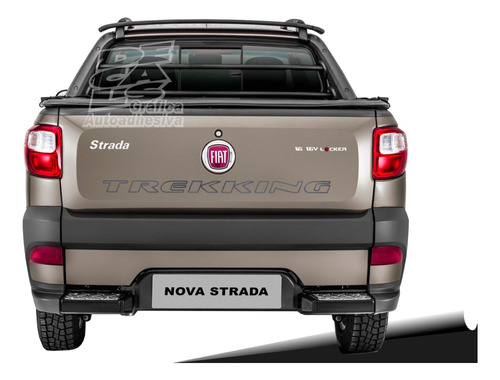 Calco Porton Fiat Strada Trekking Calcomania