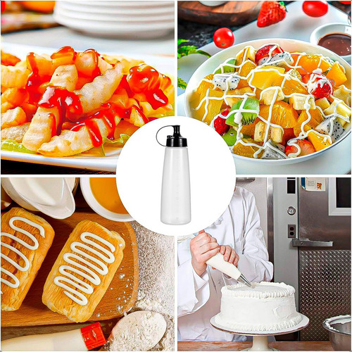 Botella De Salsa Envase Para Ketchup Pack 4 Envases Salseros