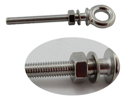 Perno De Argolla De Acero Inoxidable De 2xm6 X 60 Mm Con