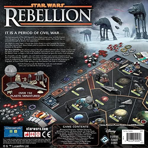 Juego De Mesa Star Wars Rebellion | Juego De Estrategia Para