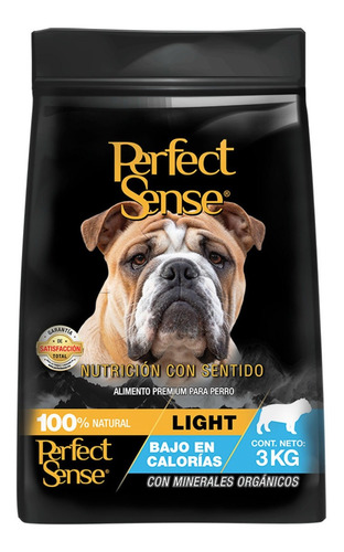 Alimento Perfect Sense Light para perro adulto todos los tamaños sabor mix en bolsa de 3kg