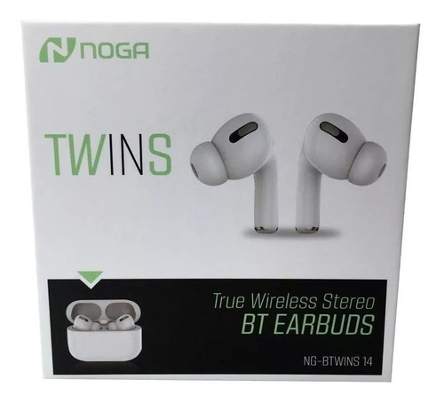 Imagen 4 de 4 de Auriculares Bluetooth Tws Noga Twins 14 Microfono Tactil Csi