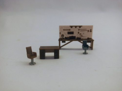 Banco De Trabajo Escala 1/87 Ho. Maqueta Miniatura. Impr 3d