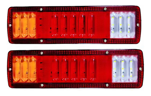 Foco Luz Trasera X2 Freno Reversa Direccional 12-24v